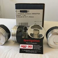 Je Pistons Mini Cooper S r56 Peugeot 207Rc 77.25mm Bore Skirt coated custom order